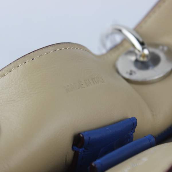 2012 New Arrival Christian Dior Diorissimo Original Leather Bag - 44373 Blue